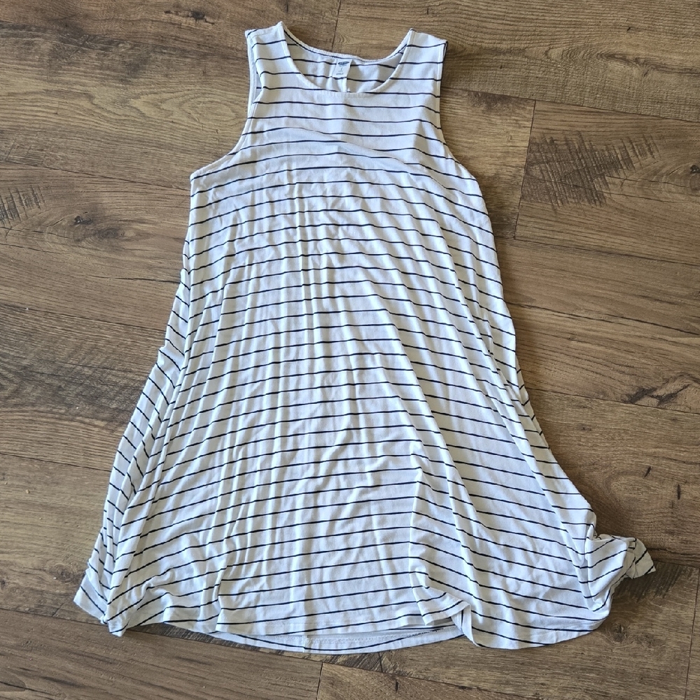 Striped Sleeveless Kids Dress